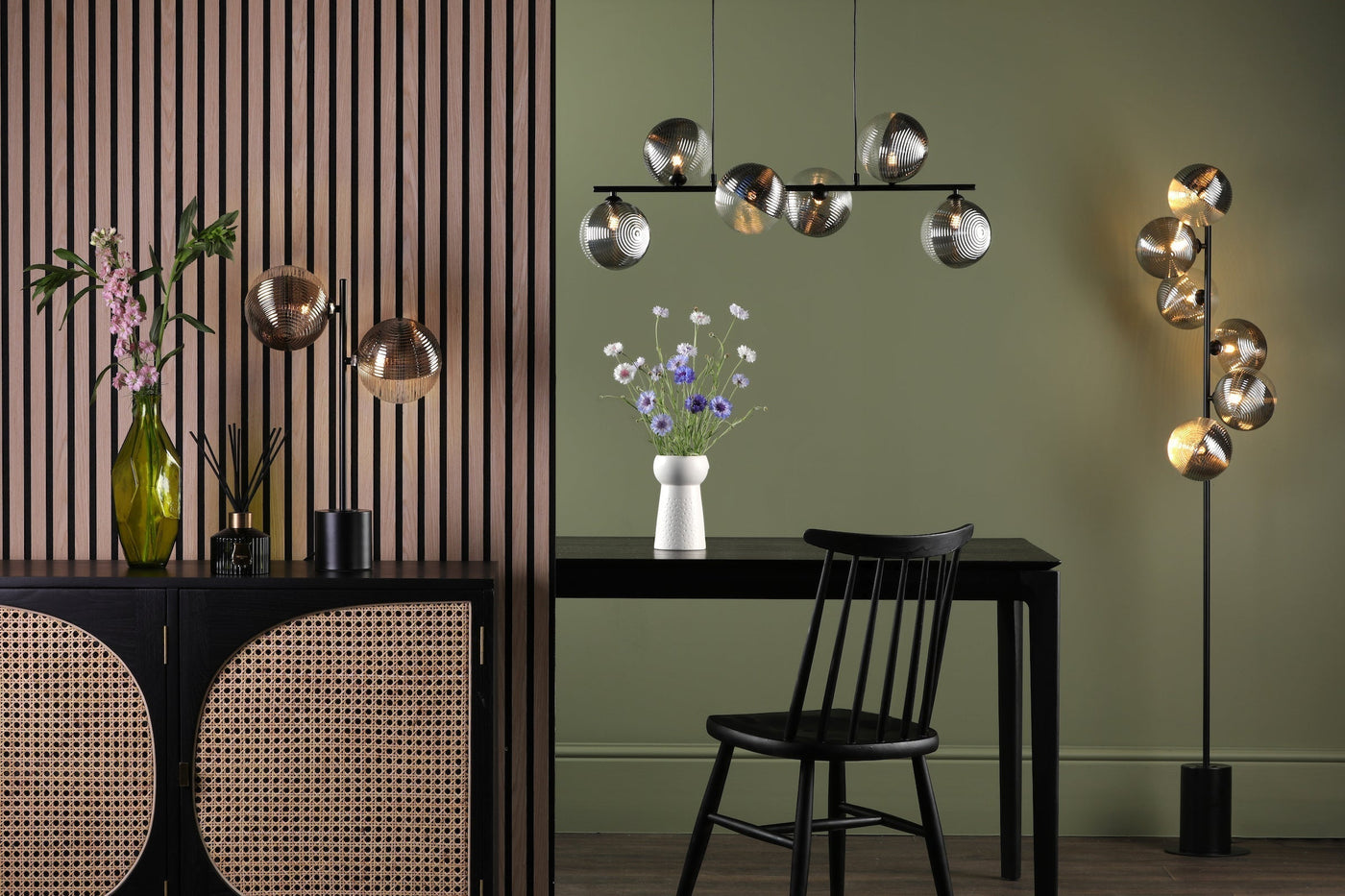 Selection_of_Dar_Spiral_Light_fittings_variety_of_finishes_and_sizes