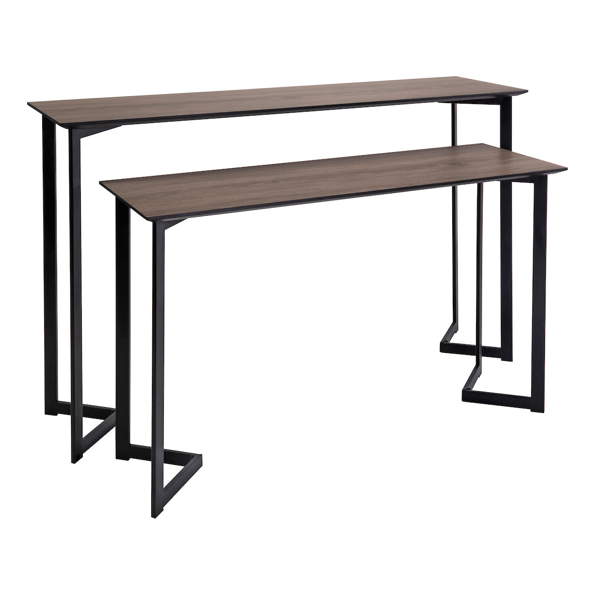 Dar Lulani Nested Console Tables Mocha Vaneer
