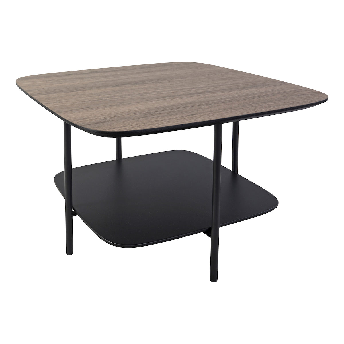 Dar Oka Coffee Table Mocha Veneer and Matt Black