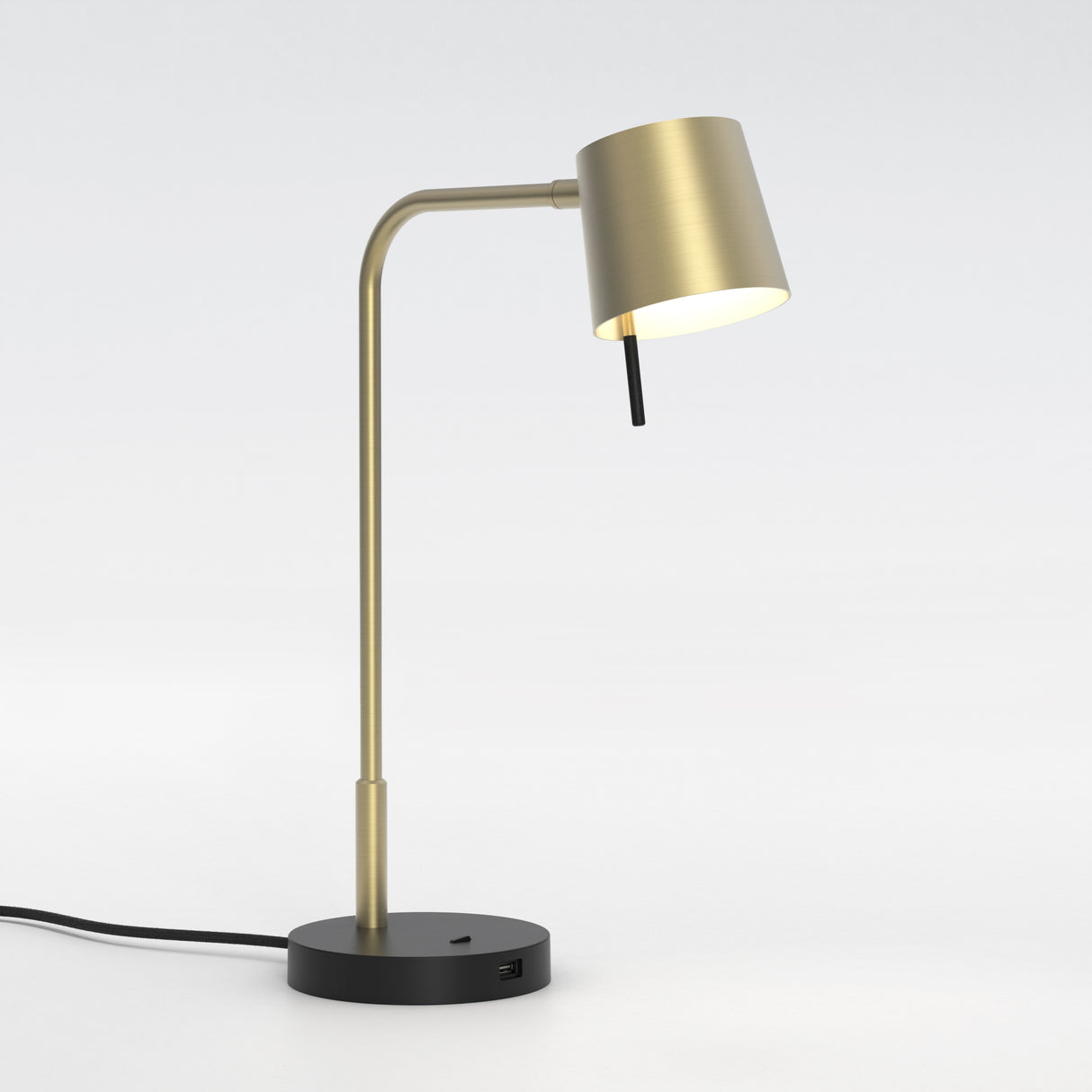 Astro Miura Desk Lamp Base USB Matt Gold Interior Table Light