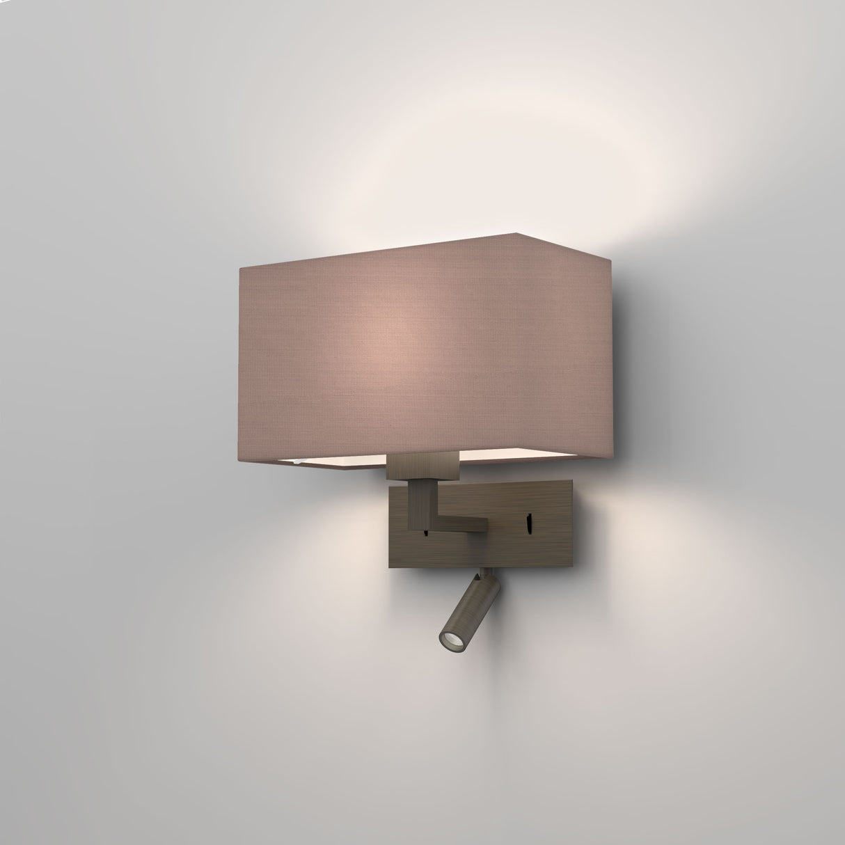 Astro Park Lane Reader LED Bronze Interior Combination Reader
