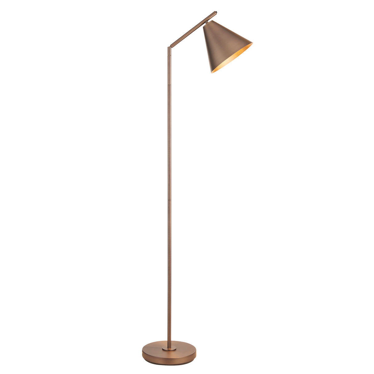 Endon Cape Task Floor Lamp Brushed antique bronze
