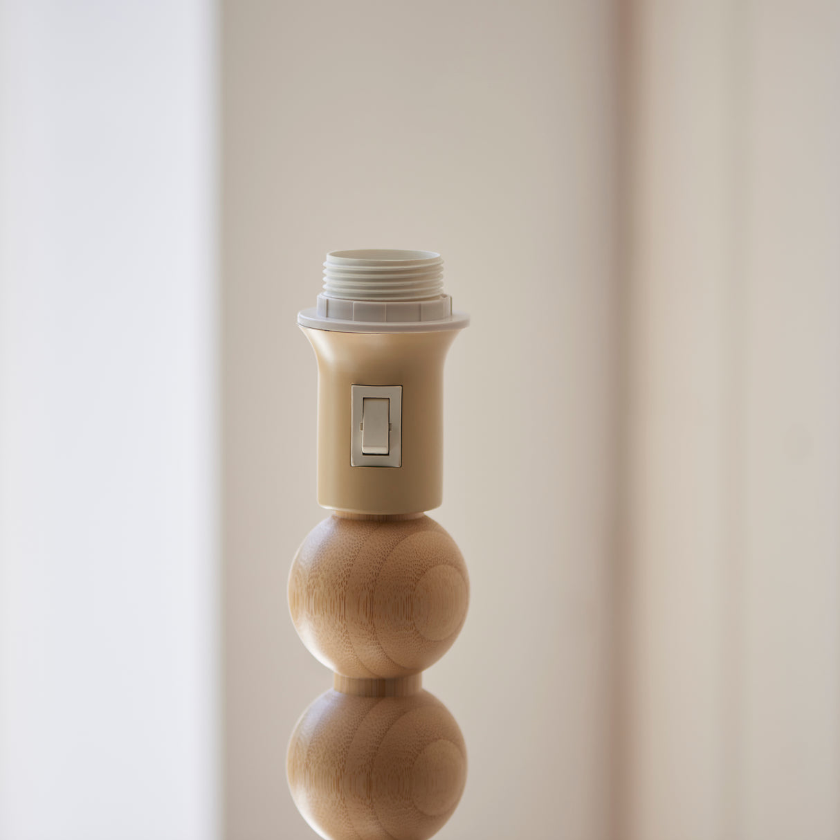 Endon Cane Floor Lamp Base Natural Bamboo