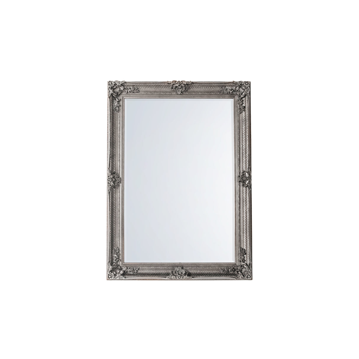 Amos Aged silver wood rectangle mirror – from Amos Lighting + Home
