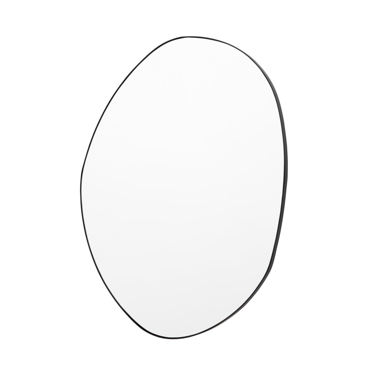 Amos Matt black oval mirror – from Amos Lighting + Home