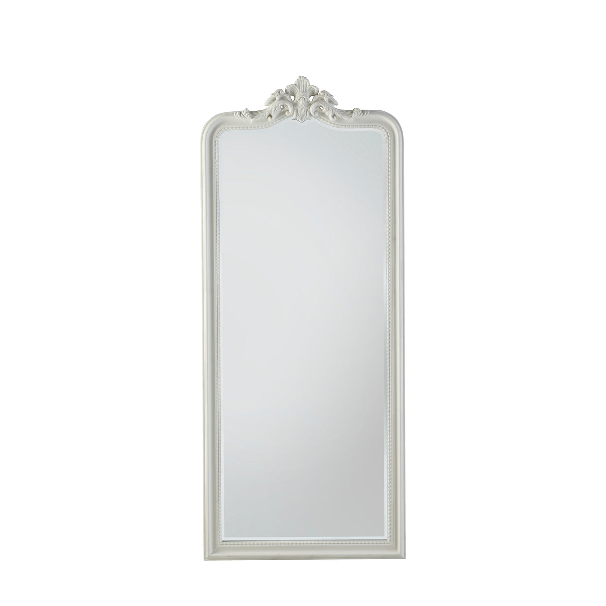 Amos French white ornate leaner mirror – from Amos Lighting + Home