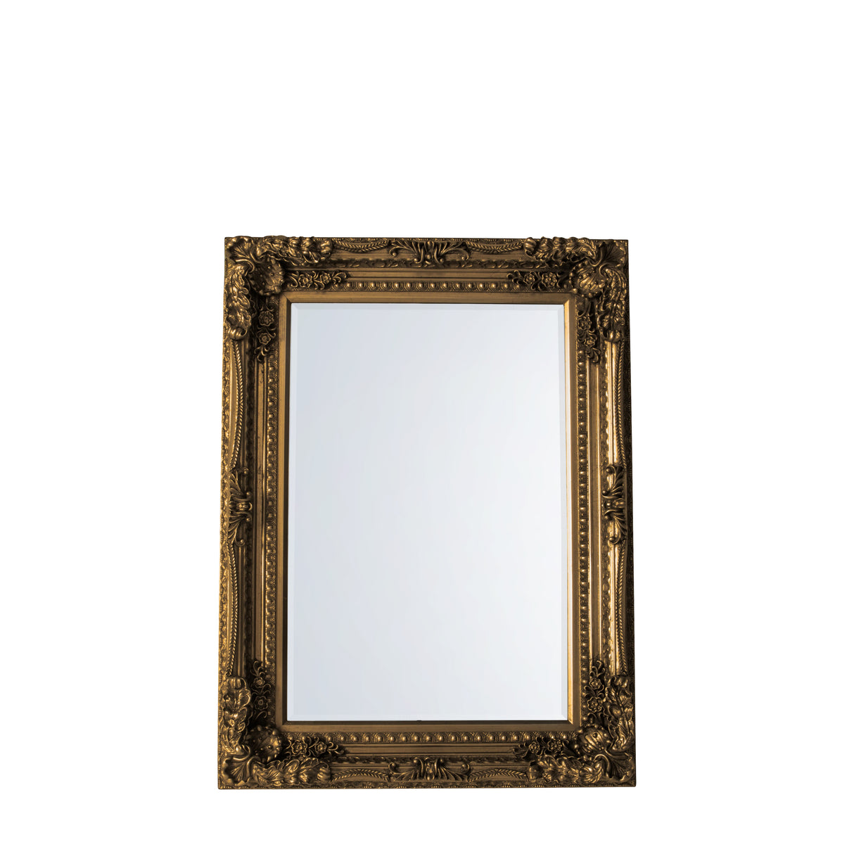 Amos Gold leaf medium rectangle mirror – from Amos Lighting + Home
