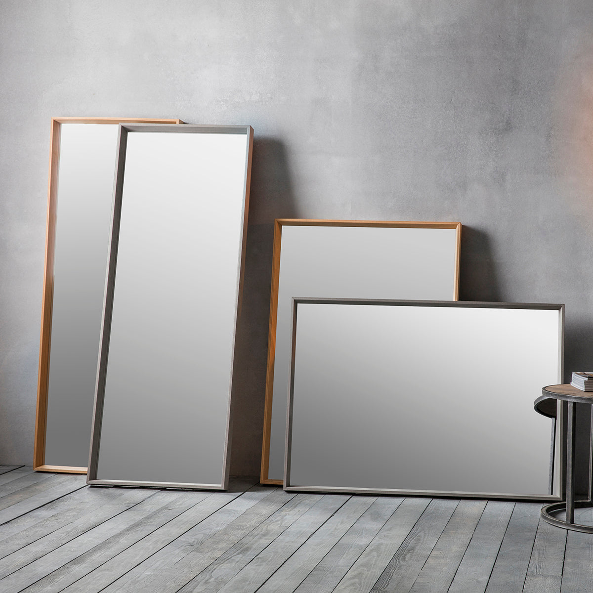 Amos Oak veneer full length mirror – from Amos Lighting + Home