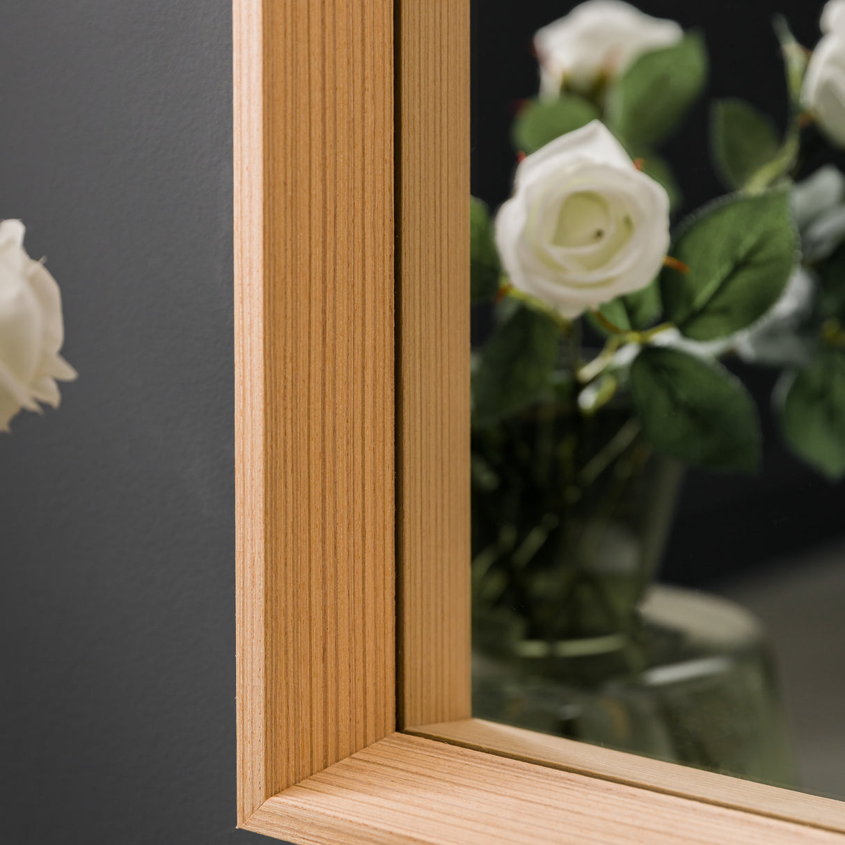 Amos Oak veneer rectangle mirror – from Amos Lighting + Home