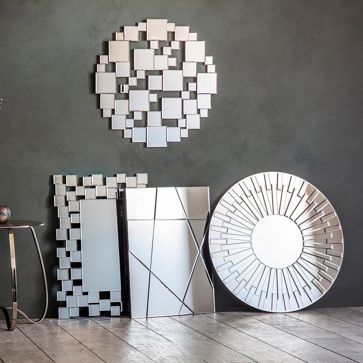 Amos Mosaic rectangular mirror – from Amos Lighting + Home