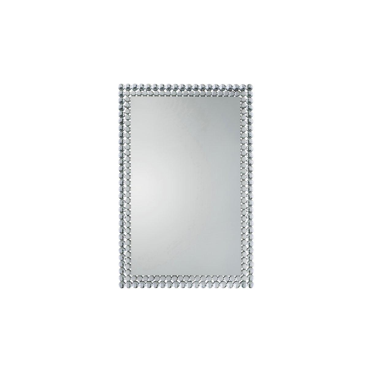 Amos Clear faceted framed rectangle mirror – from Amos Lighting + Home