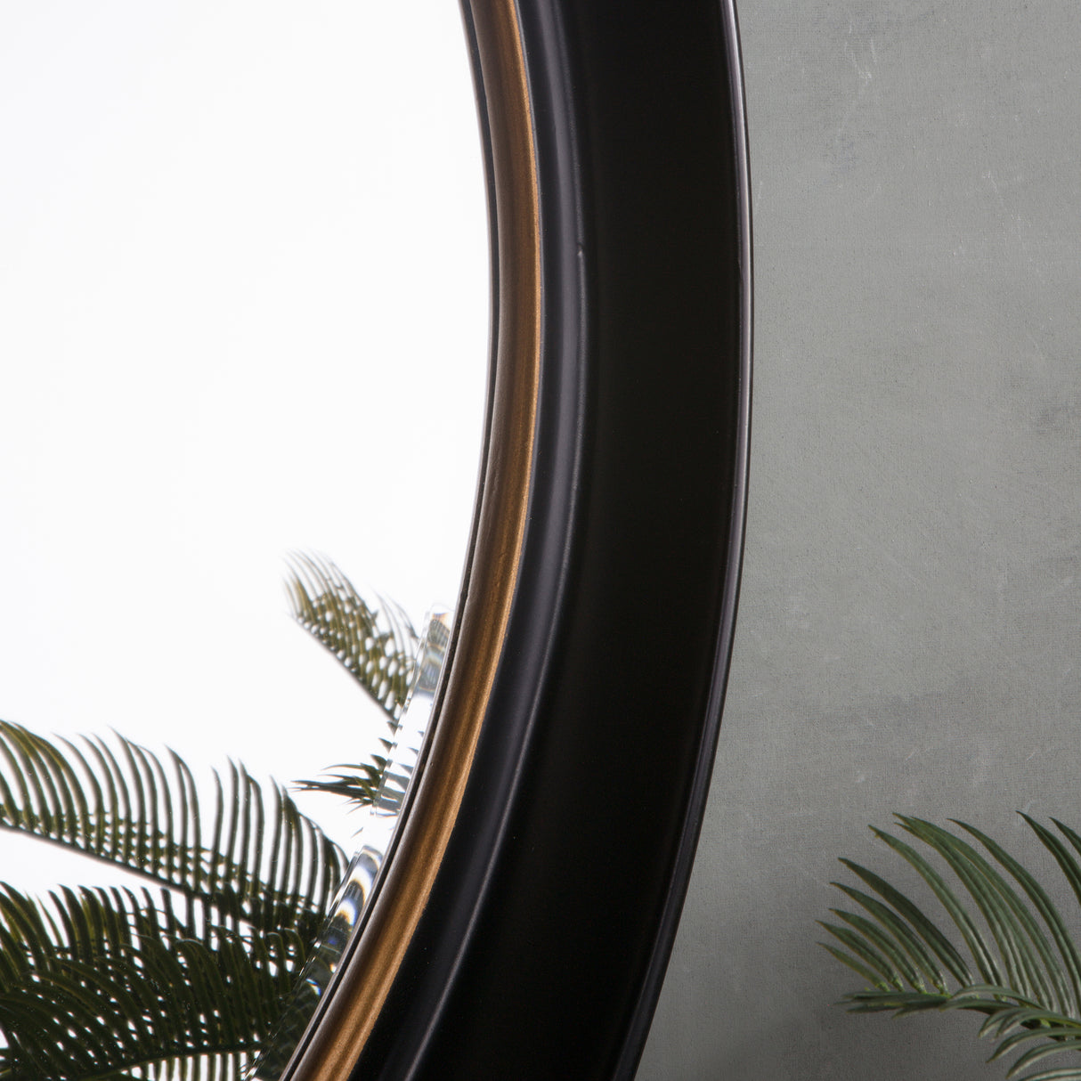 Amos Black oval mirror – from Amos Lighting + Home
