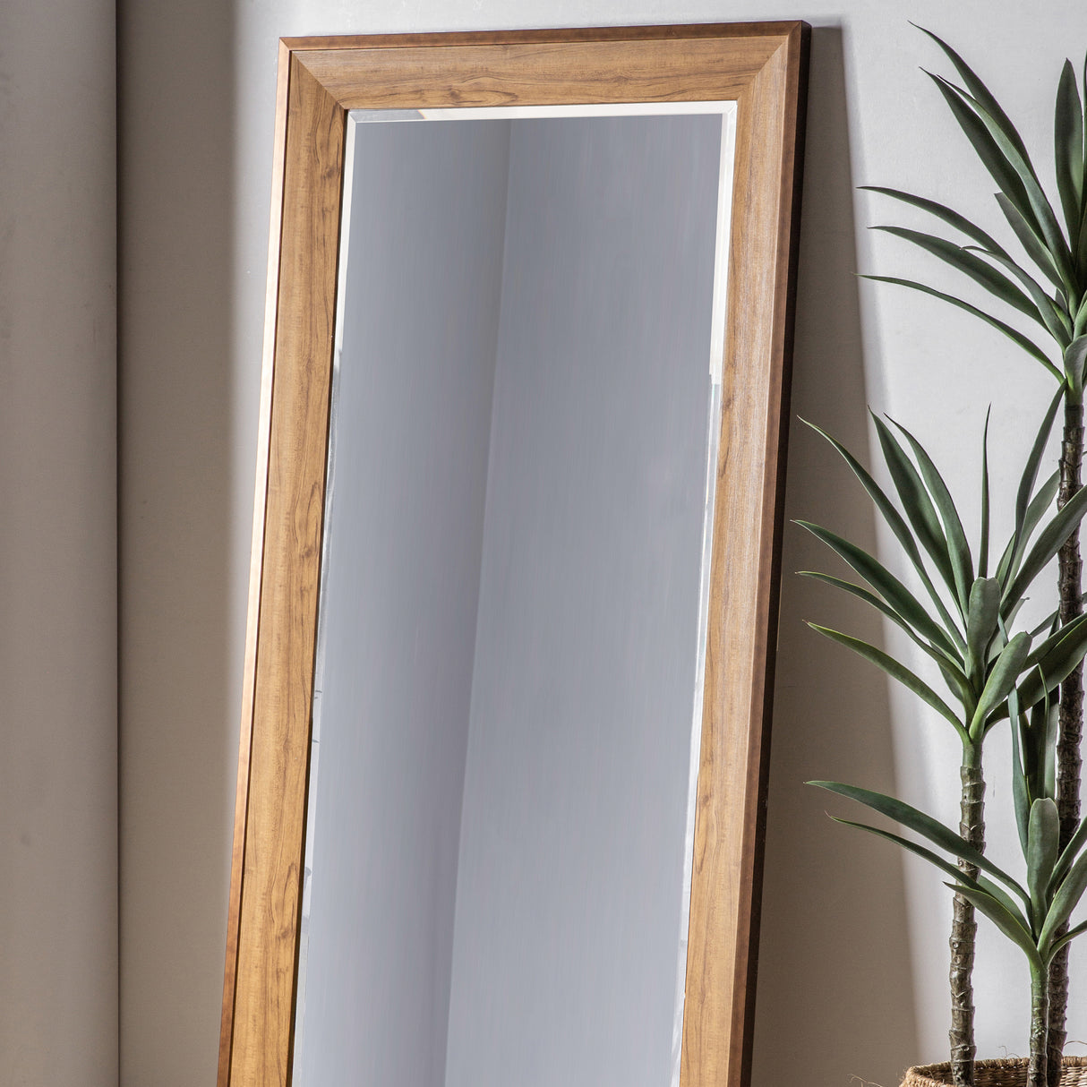 Amos Oak leaner mirror – from Amos Lighting + Home