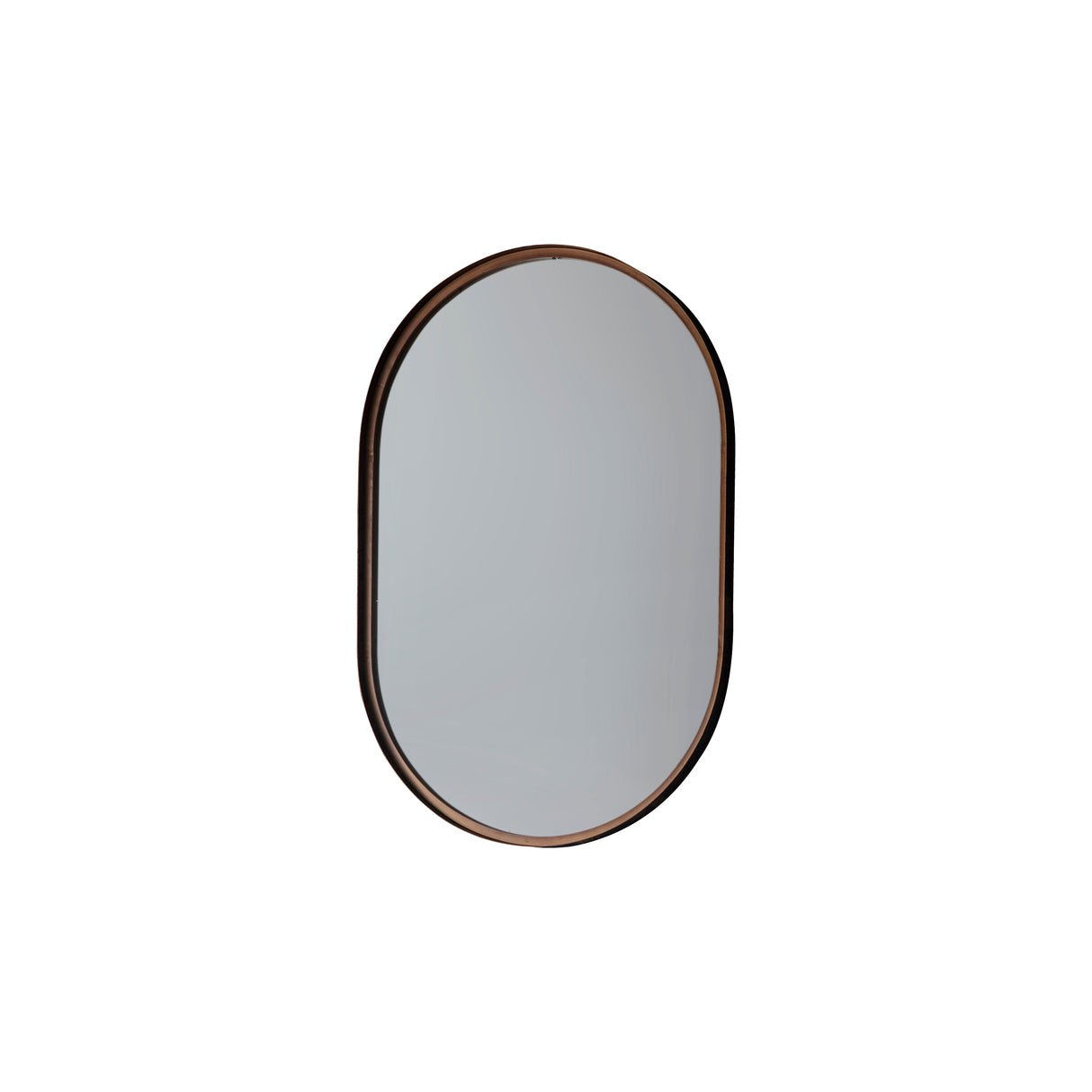 Amos Aged bronze ellipse mirror – from Amos Lighting + Home
