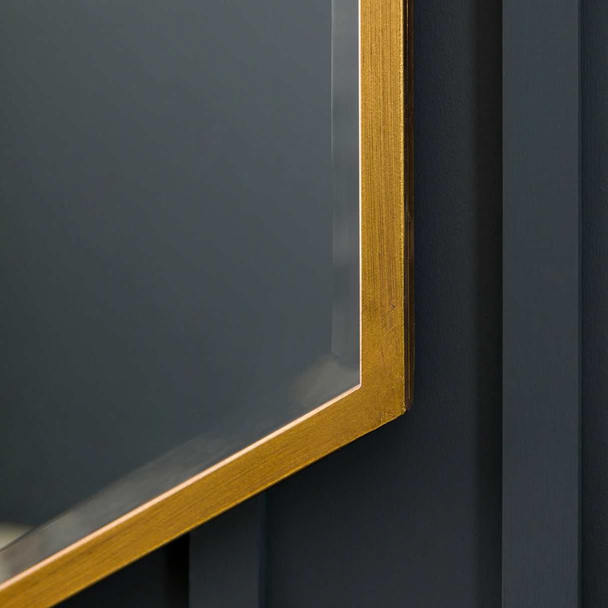 Amos Antique gold hexagonal mirror – from Amos Lighting + Home