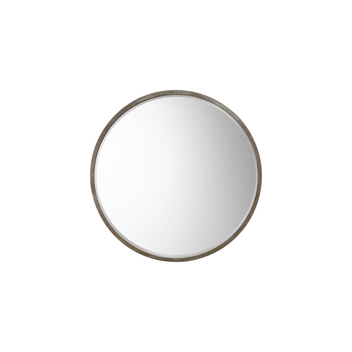 Amos Antique silver large round mirror – from Amos Lighting + Home