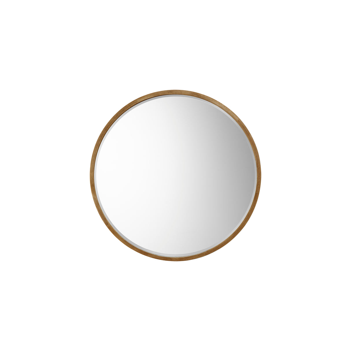 Amos Antique gold paint large round mirror – from Amos Lighting + Home