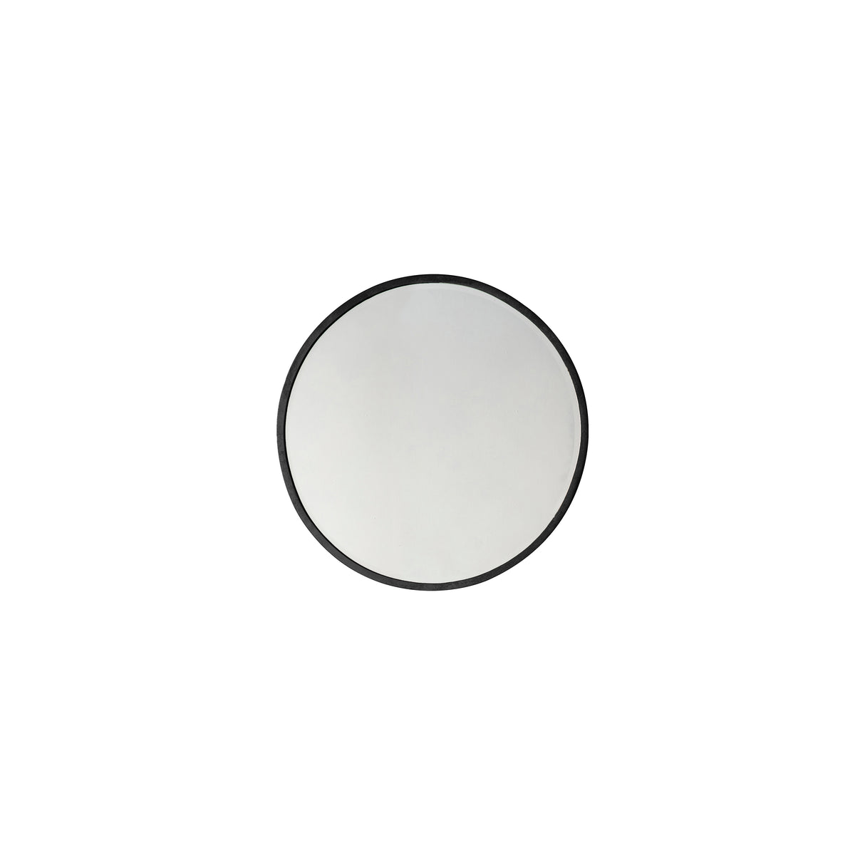 Amos Aged black medium round mirror – from Amos Lighting + Home