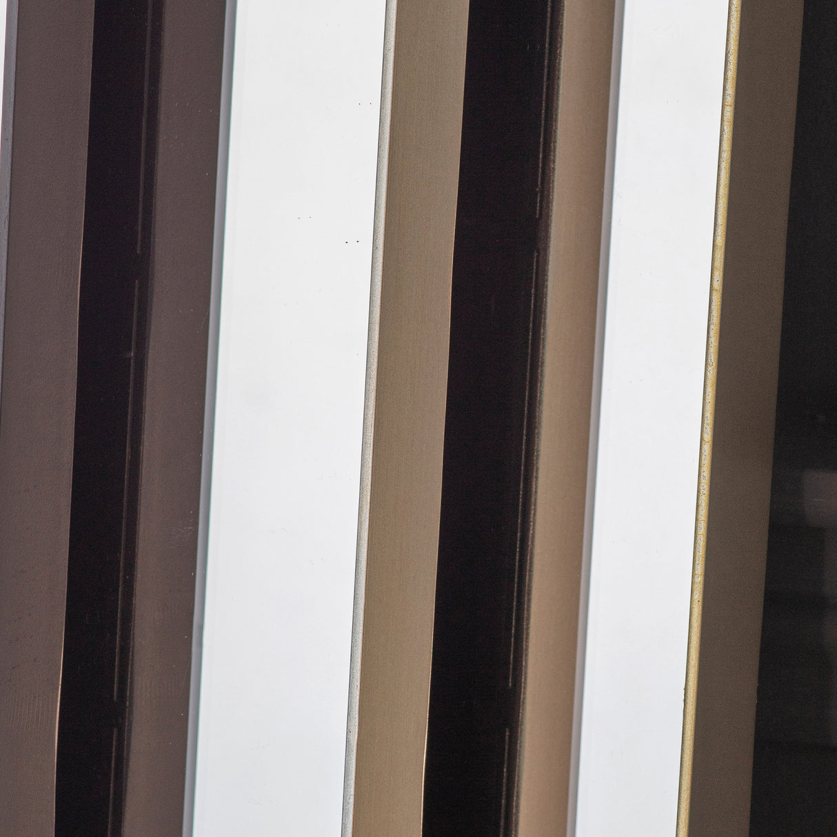 Amos Champagne gold paint arch leaner mirror – from Amos Lighting + Home