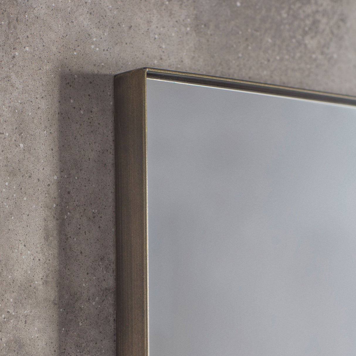 Amos Brushed bronze leaner mirror – from Amos Lighting + Home