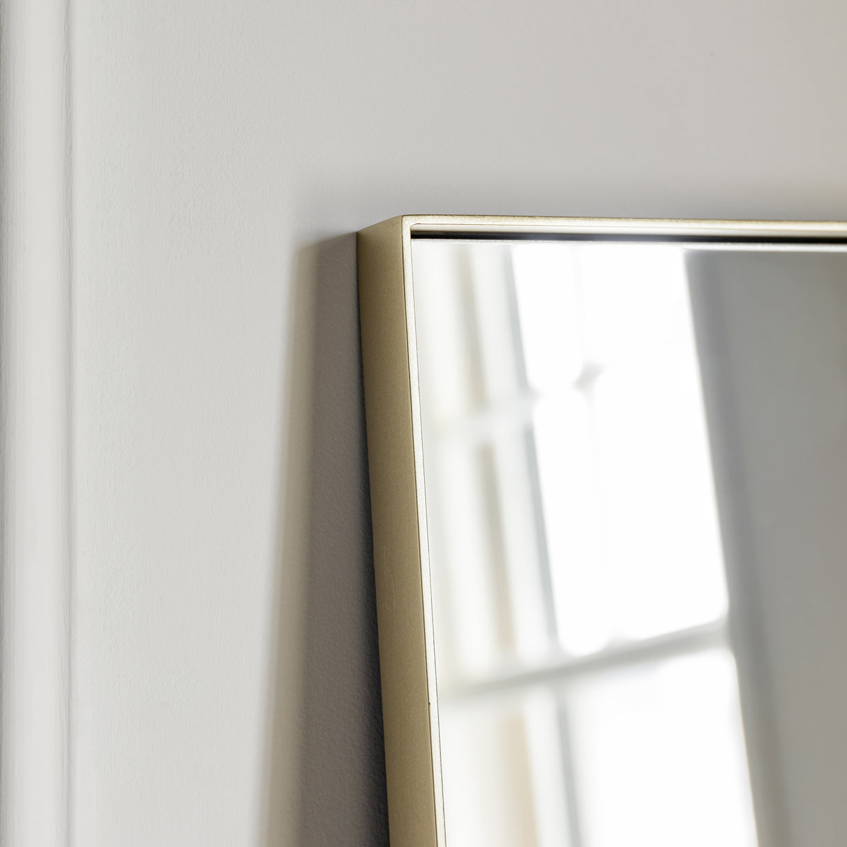 Amos Champagne gold leaner mirror – from Amos Lighting + Home