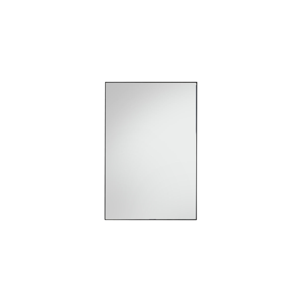 Amos Matt black rectangle mirror – from Amos Lighting + Home