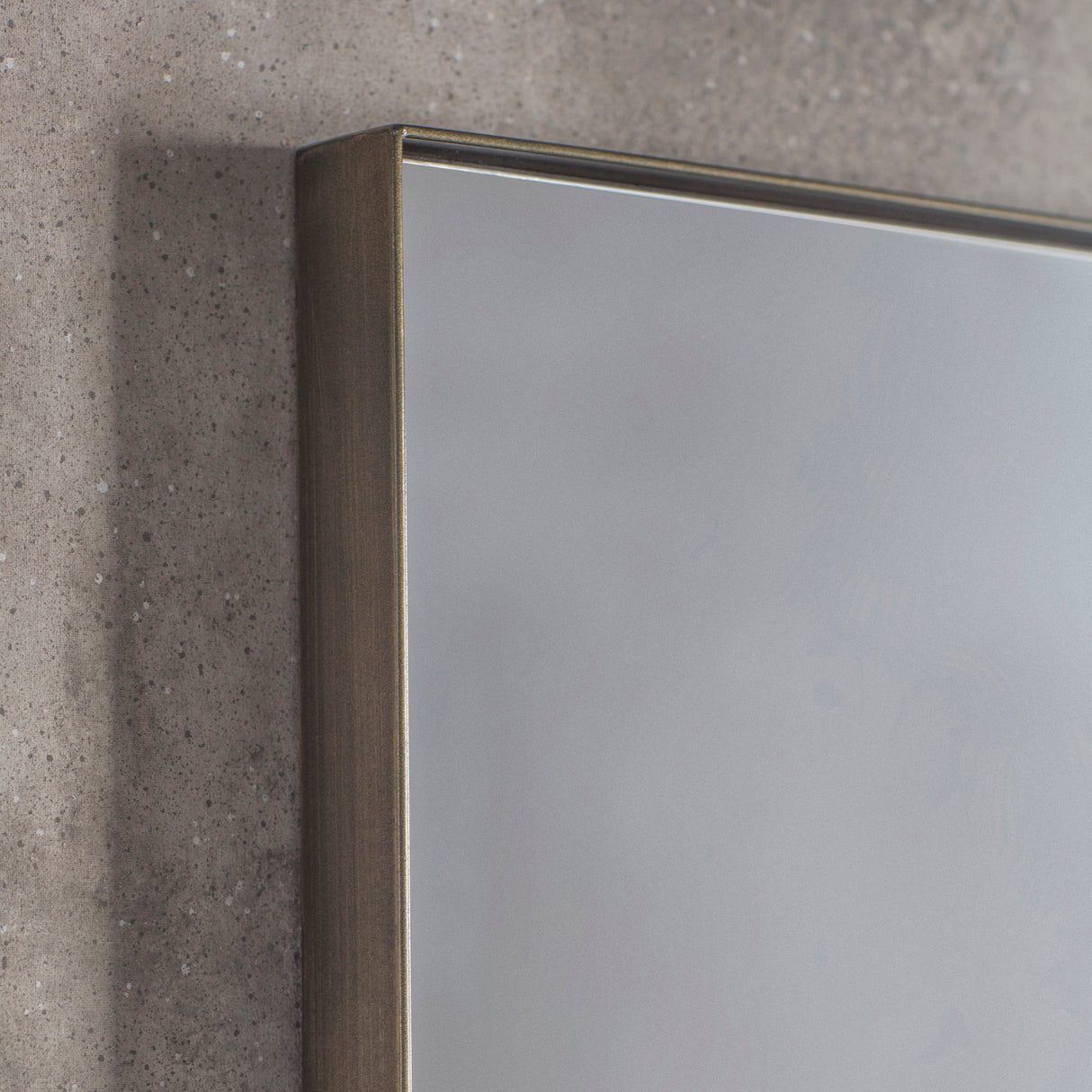 Amos Aged bronze paint rectangle mirror – from Amos Lighting + Home