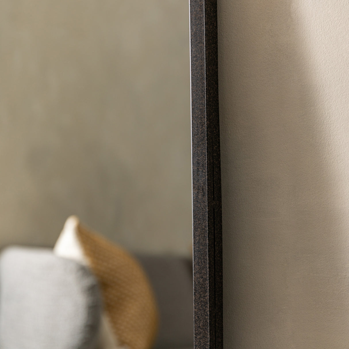 Amos Black tapered leaner mirror – from Amos Lighting + Home