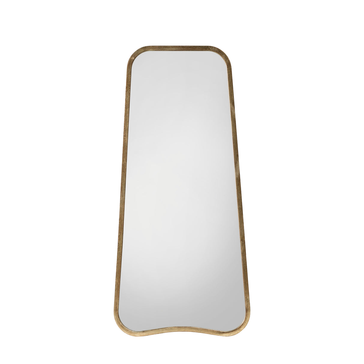 Amos Distressed gold tapered leaner mirror – from Amos Lighting + Home