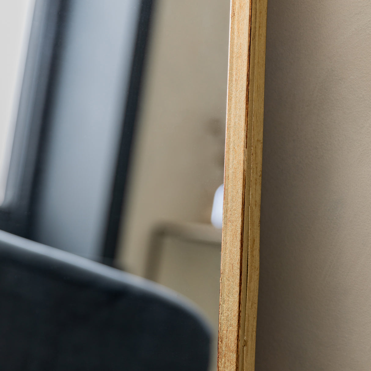 Amos Distressed gold tapered leaner mirror – from Amos Lighting + Home