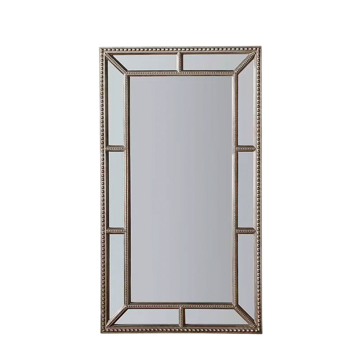 Amos Aged pewter leaner mirror – from Amos Lighting + Home
