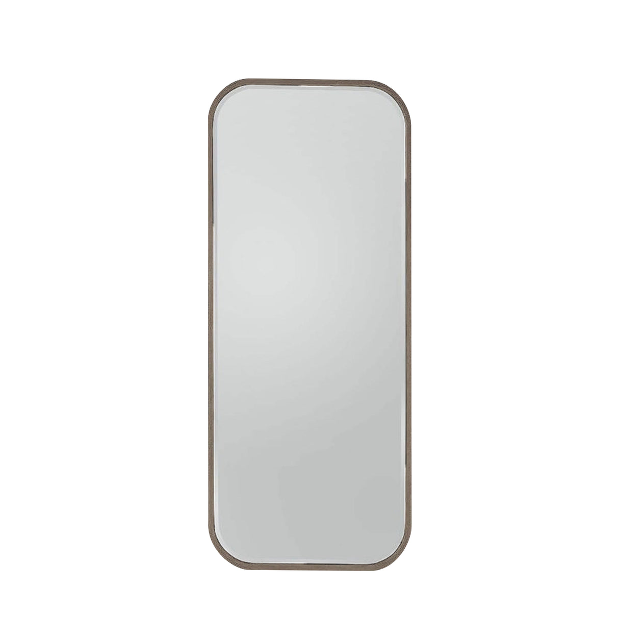 Amos Distressed champagne gold leaner mirror – from Amos Lighting + Home