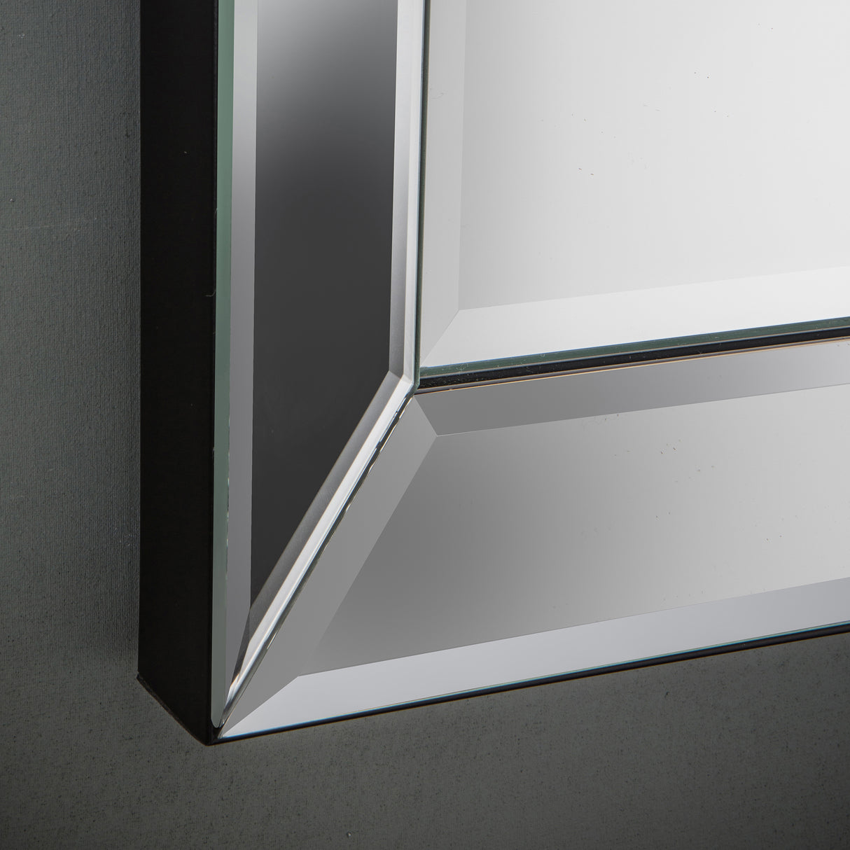 Amos Silver edged large mirror – from Amos Lighting + Home