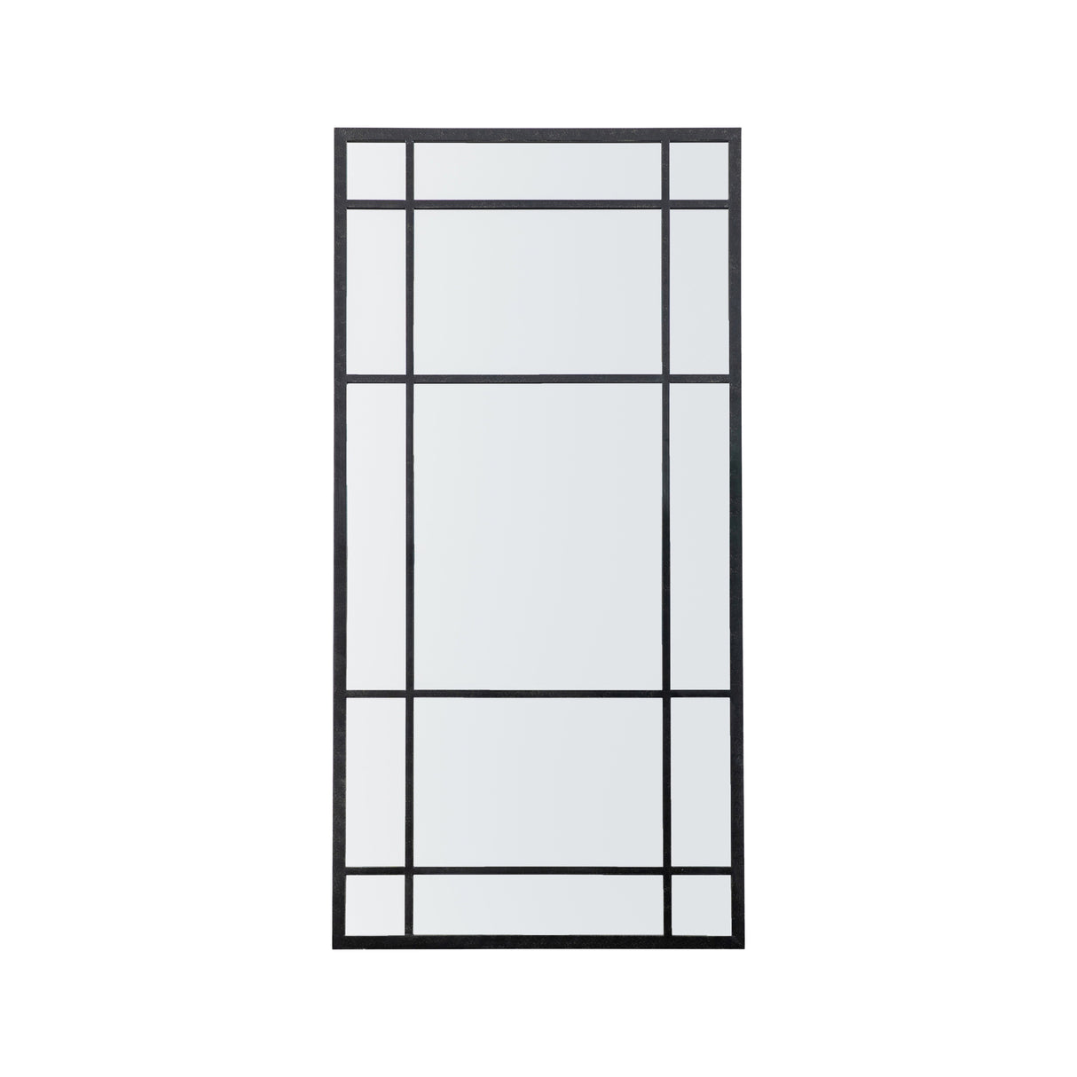 Amos Aged black large rectangle mirror – from Amos Lighting + Home