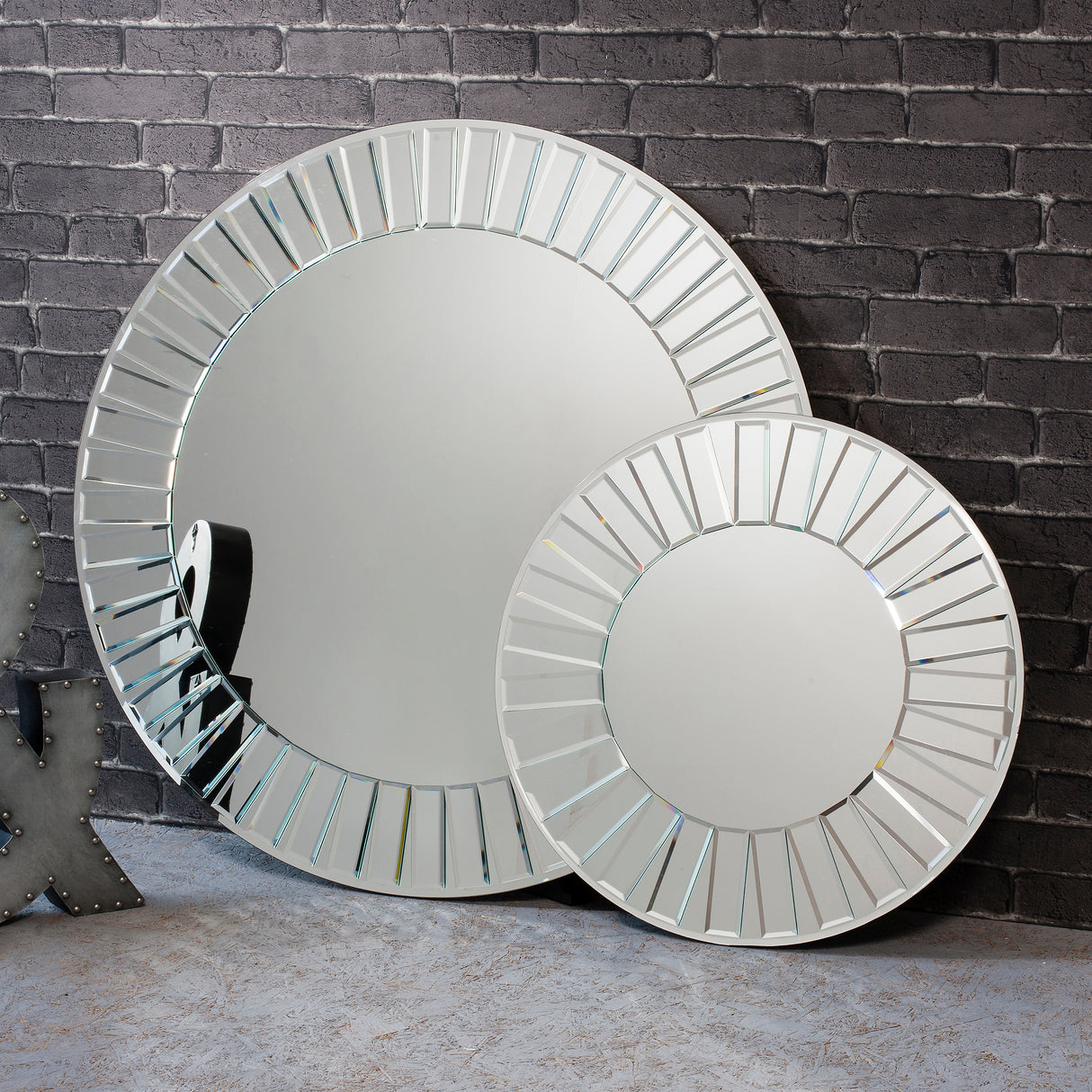 Amos Mosaic round mirror – from Amos Lighting + Home