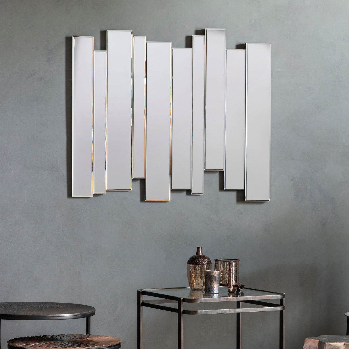 Amos Multiple panel rectangular mirror – from Amos Lighting + Home