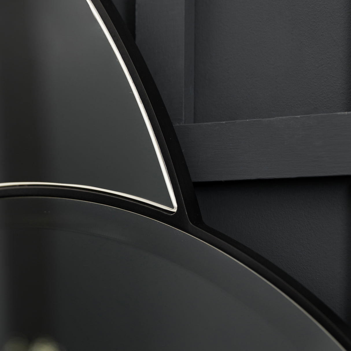 Amos Matt black interlocking round mirrors – from Amos Lighting + Home
