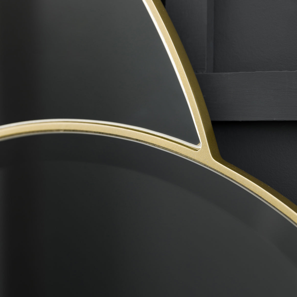 Amos Champagne gold interlocking round mirrors – from Amos Lighting + Home