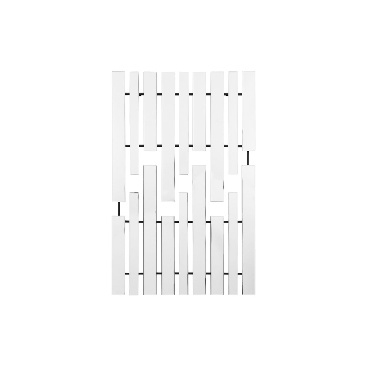 Amos Black panel mirror rectangle mirror – from Amos Lighting + Home