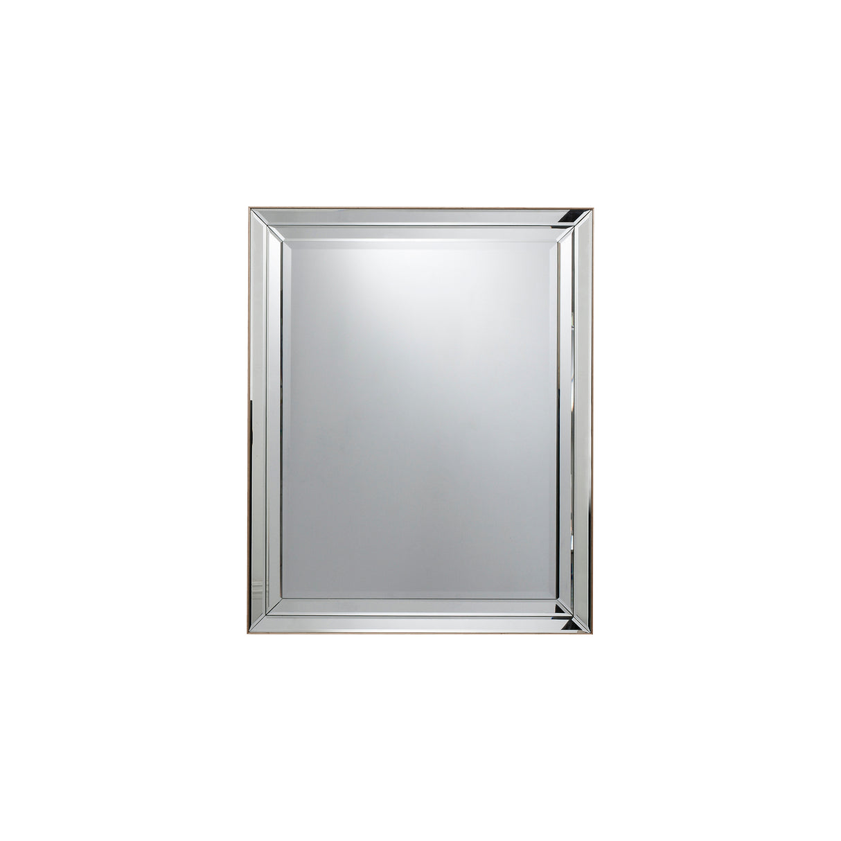 Amos Double bevelled strip large rectangular mirror – from Amos Lighting + Home
