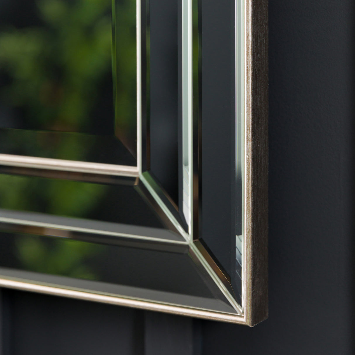 Amos Double bevelled strip large rectangular mirror – from Amos Lighting + Home