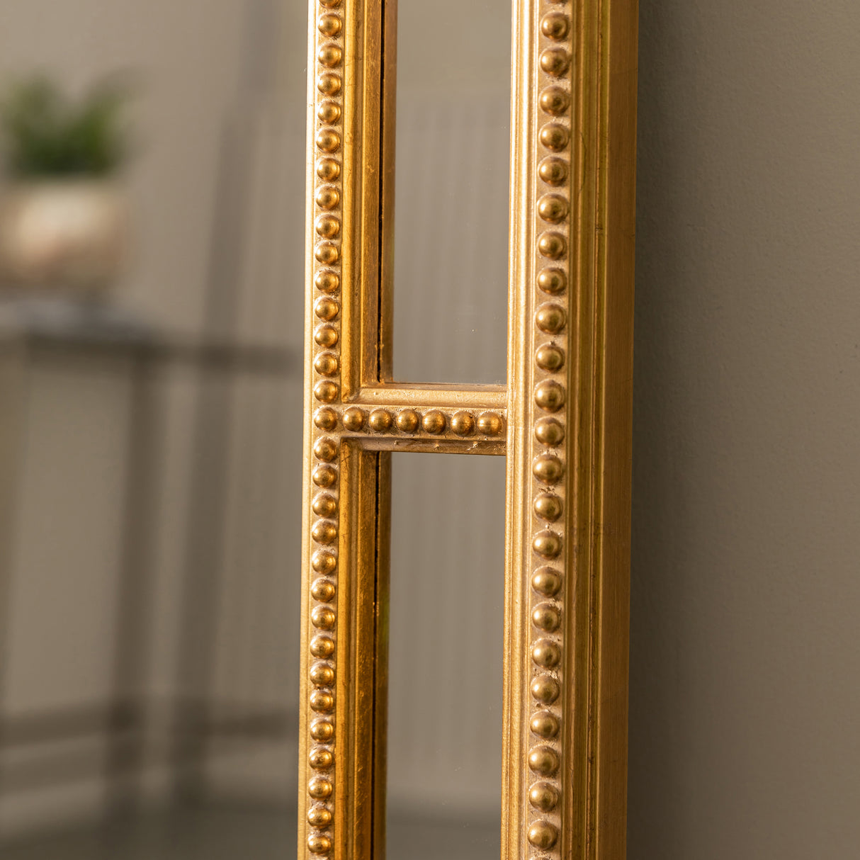 Amos Antique gold rectangular mirror – from Amos Lighting + Home