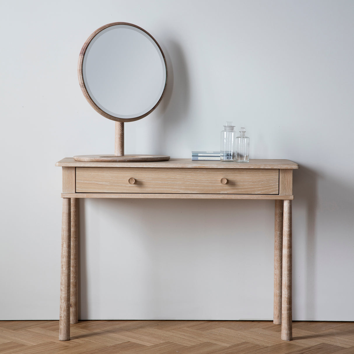 Amos Natural oak table top mirror – from Amos Lighting + Home