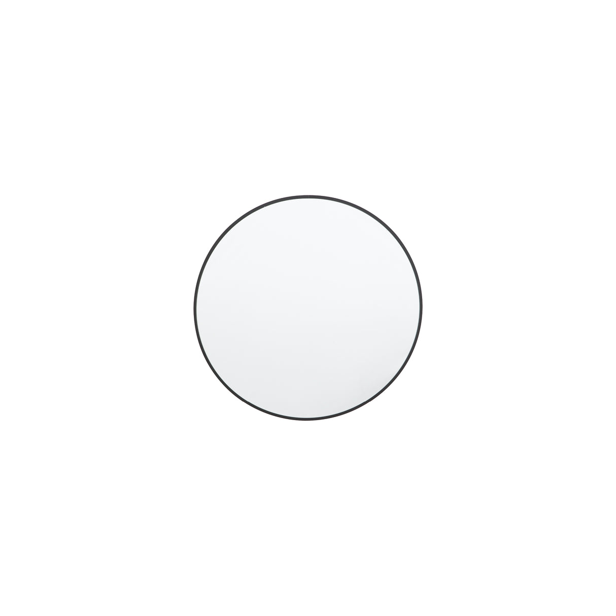 Amos Black round delicate frame mirror – from Amos Lighting + Home