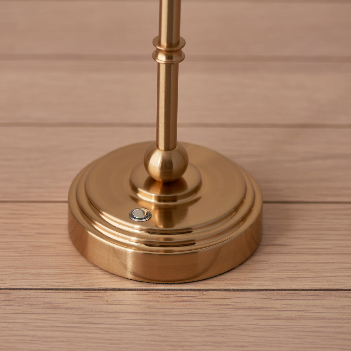 Endon Burley Rechargeable Table Lamp Base Aged Brass