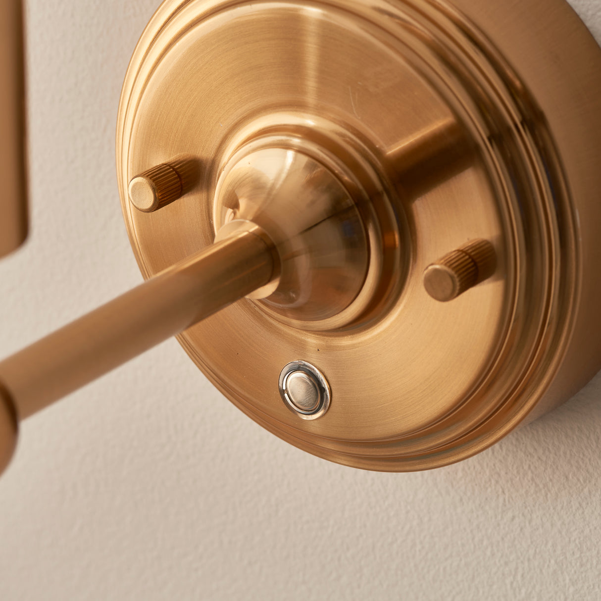 Endon Burley Rechargeable Wall Light Bracket Aged Brass