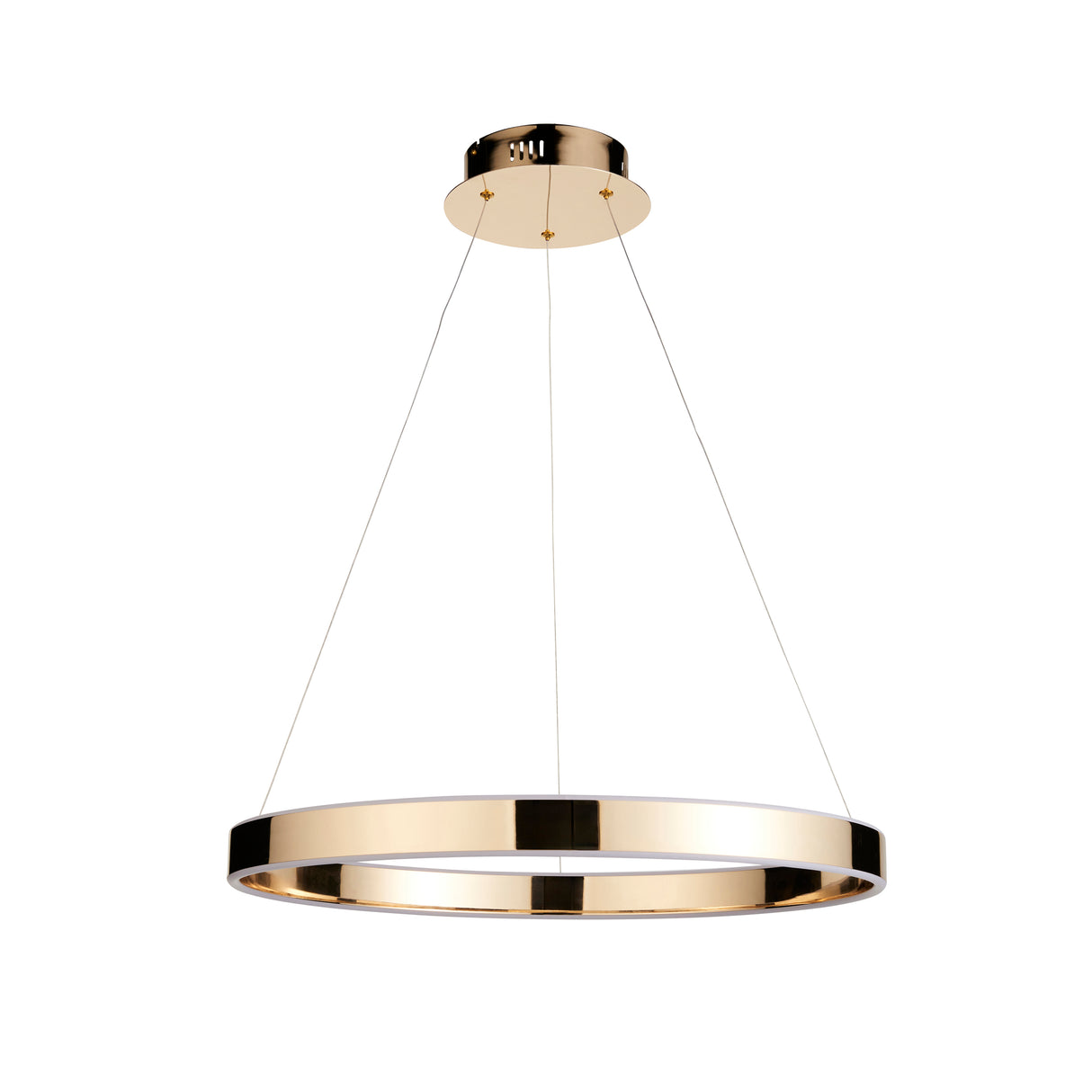 Endon Gen Ring LED Pendant French Gold