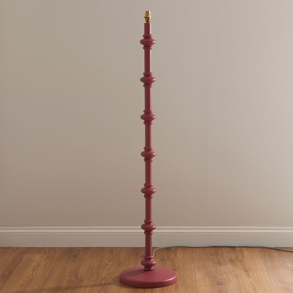 Endon Carnaby Floor Lamp Base Pink Clay