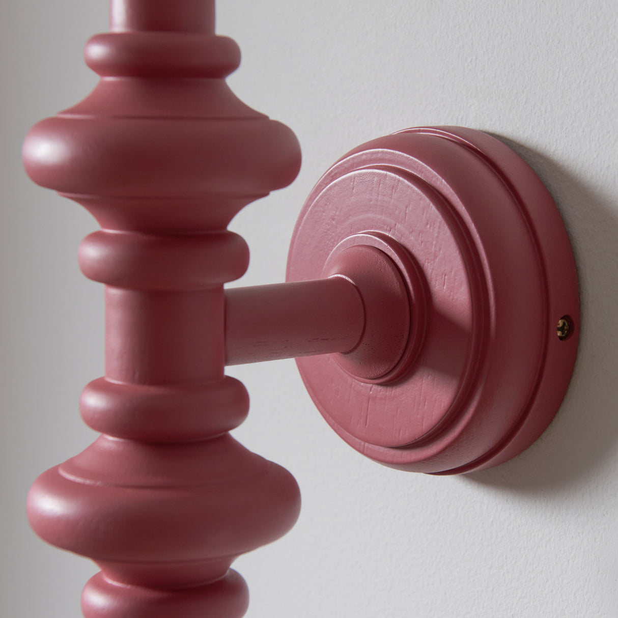 Endon Carnaby Wall Bracket Base Pink Clay
