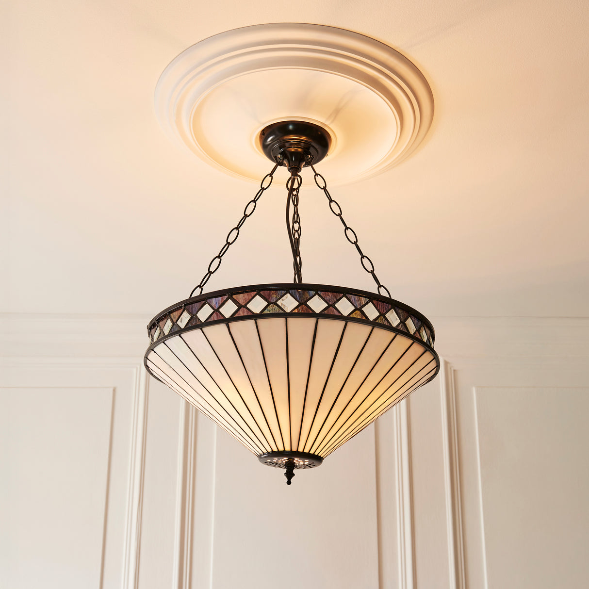 Tiffany Fargo 3lt Large Inverted Pendant